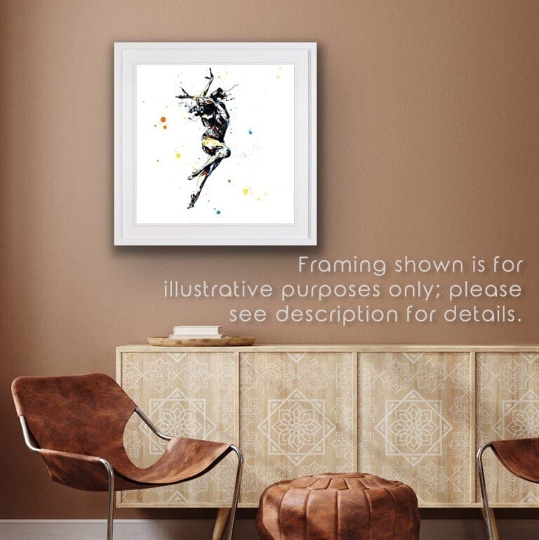 Framed Paper Print of Fantasy shown in Situ