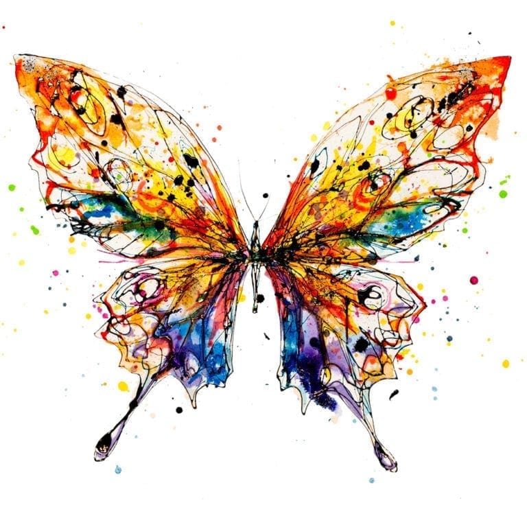 Kaleidoscope Butterfly Open Edition Print