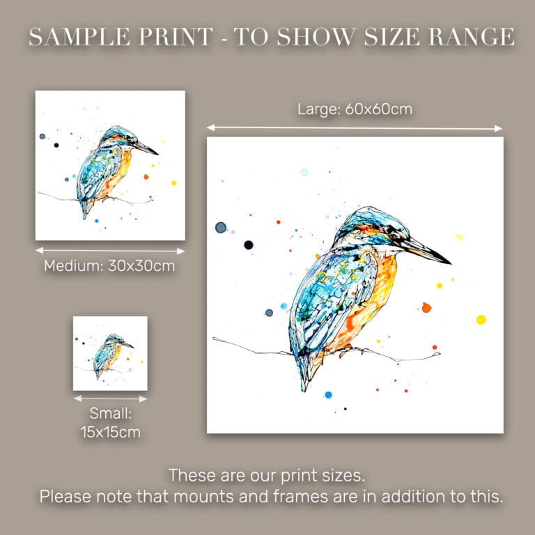 Gaze - Kingfisher Print - Image 10