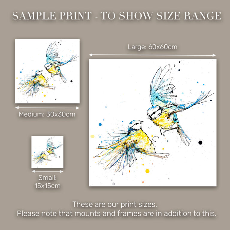 United - Blue Tits Print - Image 10