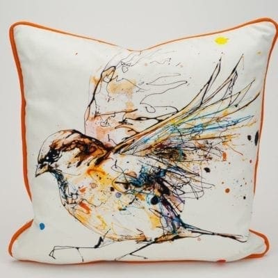 premium sparrow cushion design