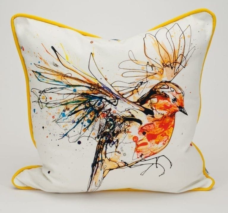 Hand made Custom Robin Cushion