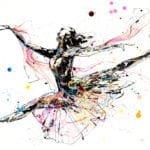 beautiful dancer print