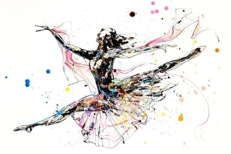 beautiful dancer print