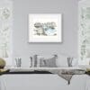 Portrush Harbour shown Framed in Situ