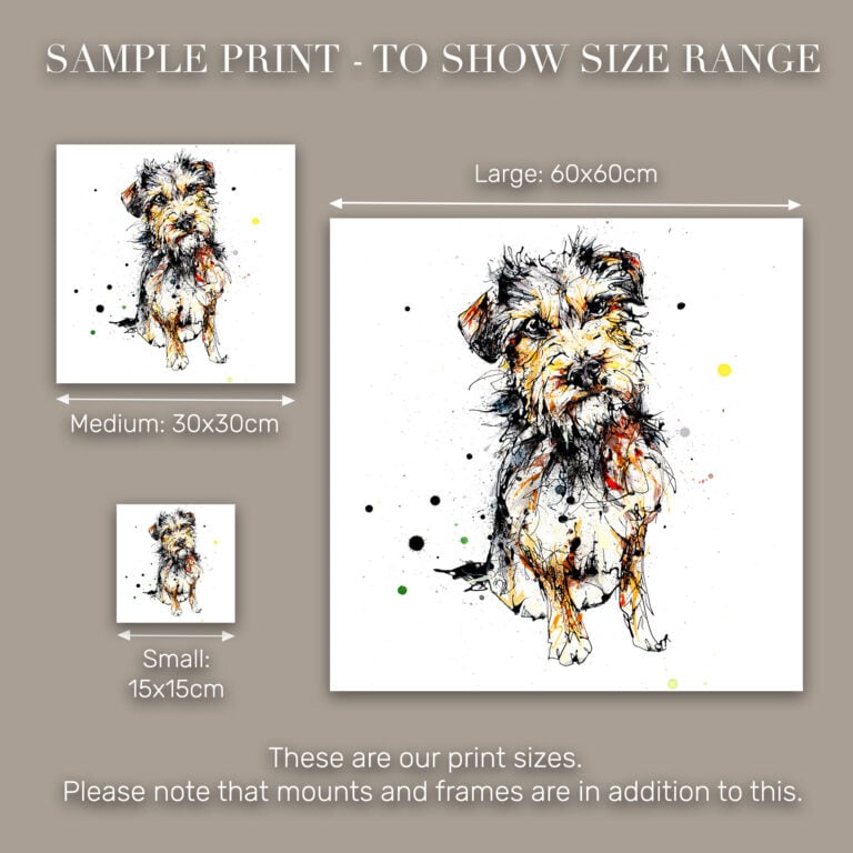 Expectation - Border Terrier Dog Print - Image 10