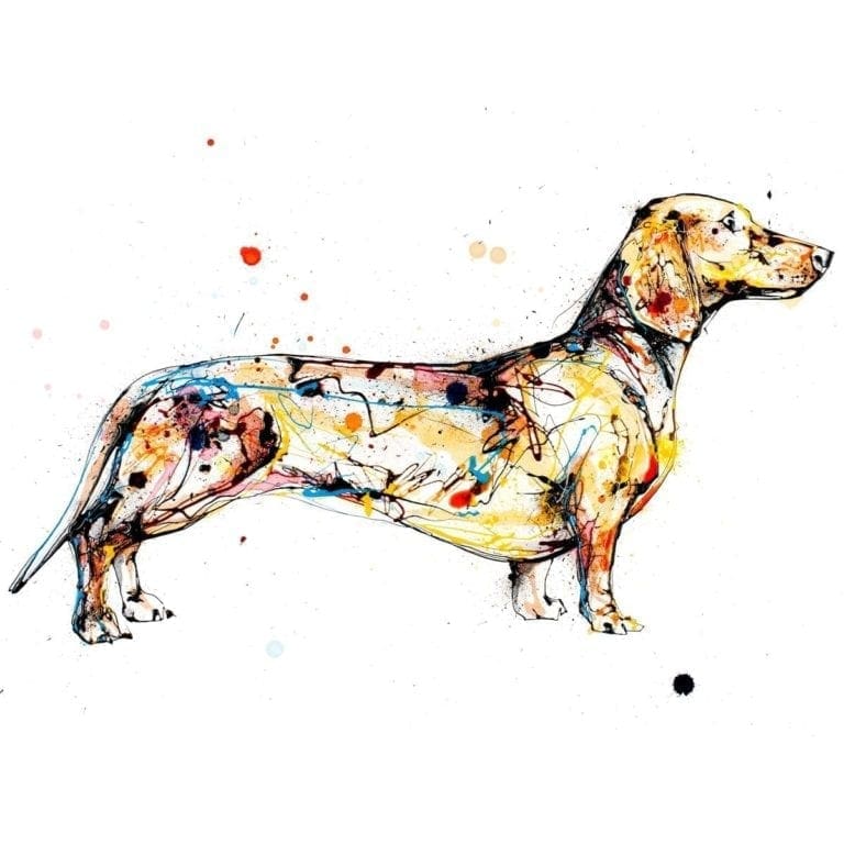 daschund print