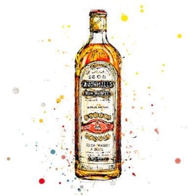 Bushmills Irish Whiskey Paper Giclee Fine Art Print