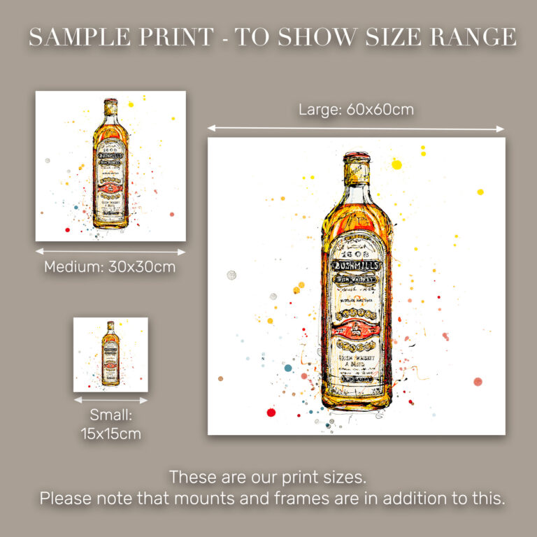 Bushmills Irish Whiskey - Whiskey Print - Image 10