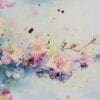 A Moment in Time - Embellished Floral Cherry Blossom Print, 65x33cm with Mount Options