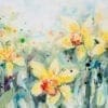 You Are My Sunshine - Embellished Floral Daffodil Print, 65x33cm with Mount Options