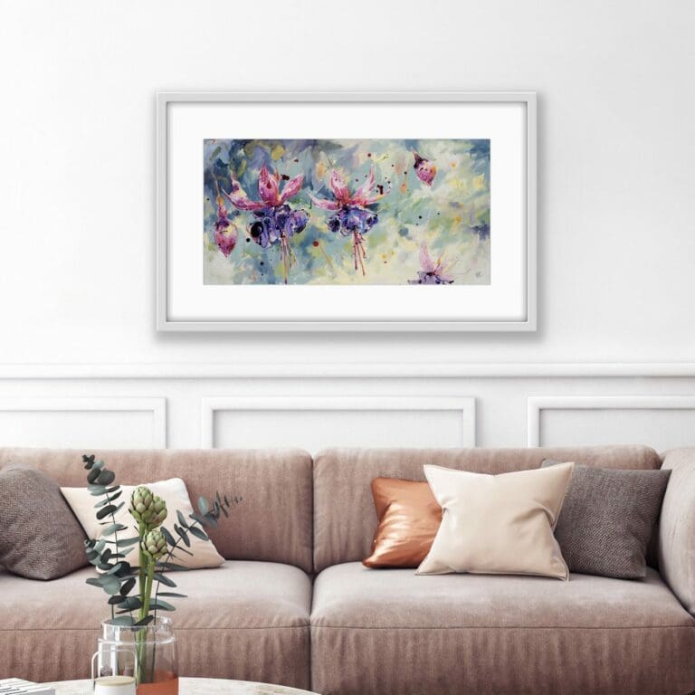 Dance With Me Paper Giclee Fine Art Print shown in Situ