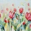 When Dreams Come True - Embellished Floral Tulip Print, 65x33cm with Mount Options