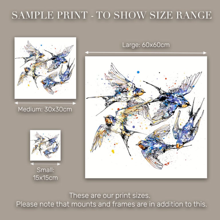 Closeness - Swallows Print - Image 10