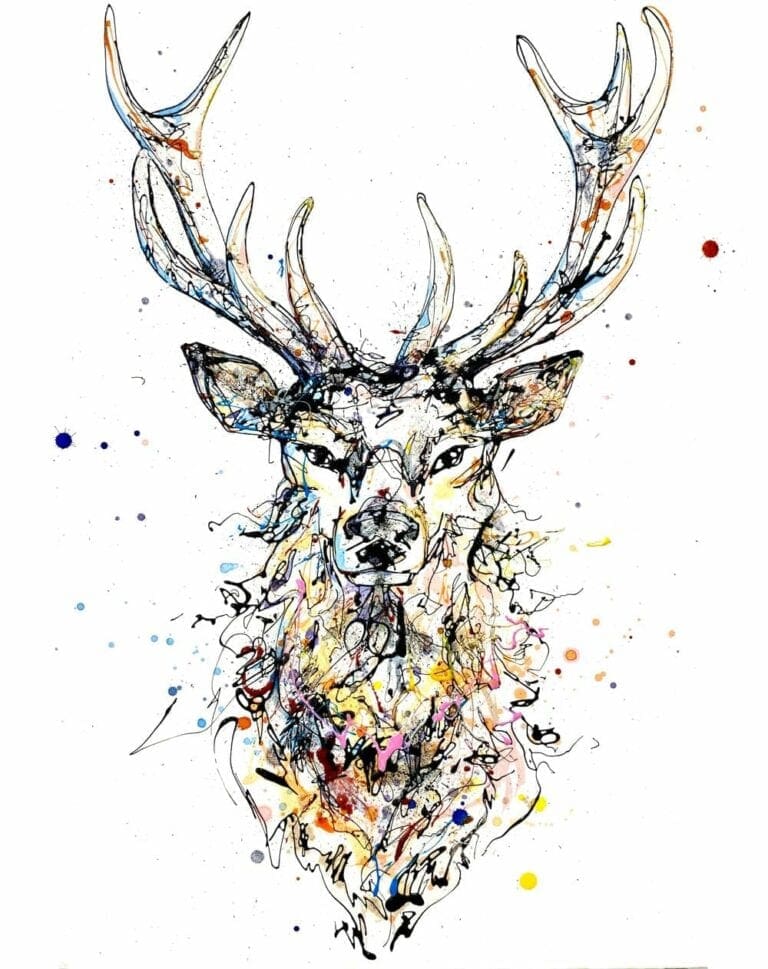 limited edition stag print