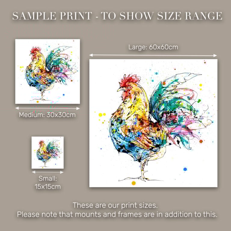 Clarence - Cockerel Print - Image 10