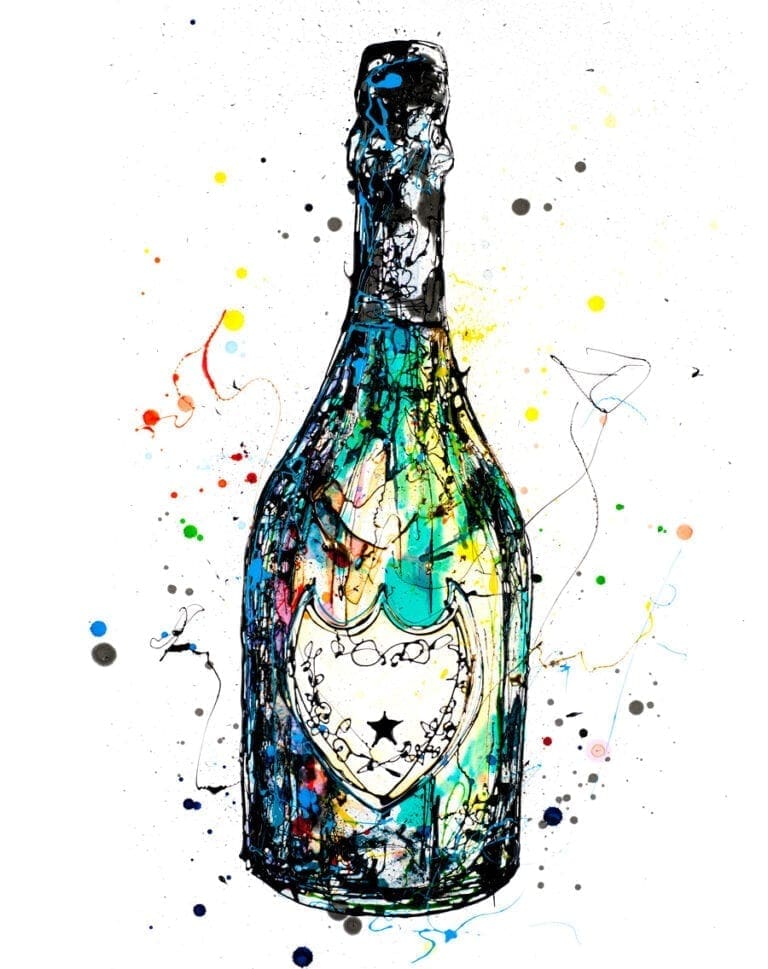 champagne bottle