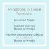 Text explanation of the print formats available for Bobbing seahorse