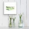 Calamity Corner Royal Portrush Golf Club Landscape shown in White Frame in Situ