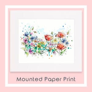 Enchanted Garden Paper Print Mounted