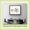 Free Range Black Frame in Situ