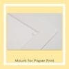 Close Up of the Mount Board used for Freedom Butterflies Paper Print