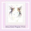 Completely Yours Hummingbirds Fine Art Print Paper Mounted