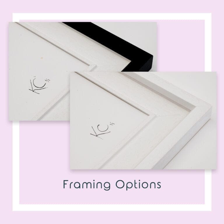 Framing Options for Canvas and Embellished Canvas Prints of Completely Yours