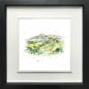 Golf 4th Hole Royal County Down Print in Deluxe Black Frame