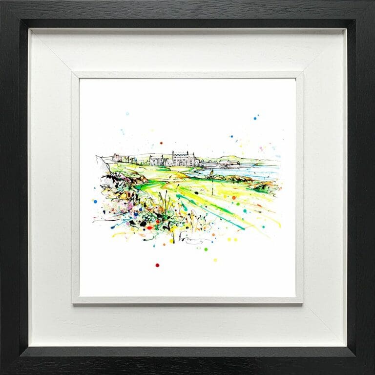 Ardglass Golf Club Clubhouse Print in Deluxe Black Frame