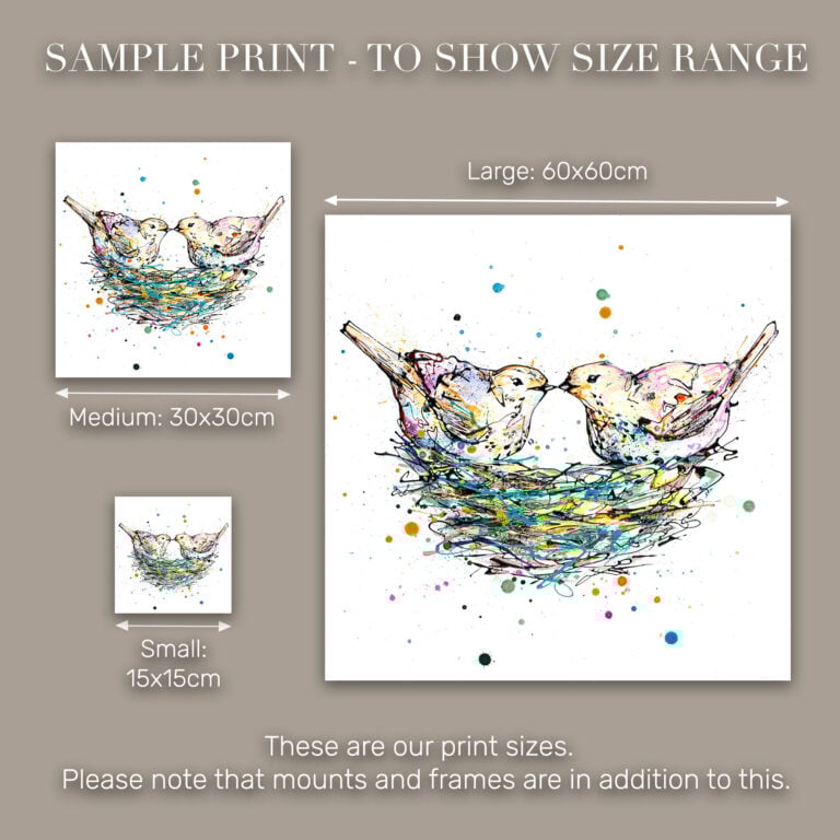 Our Nest - Two Birds in a Nest Print - Image 10