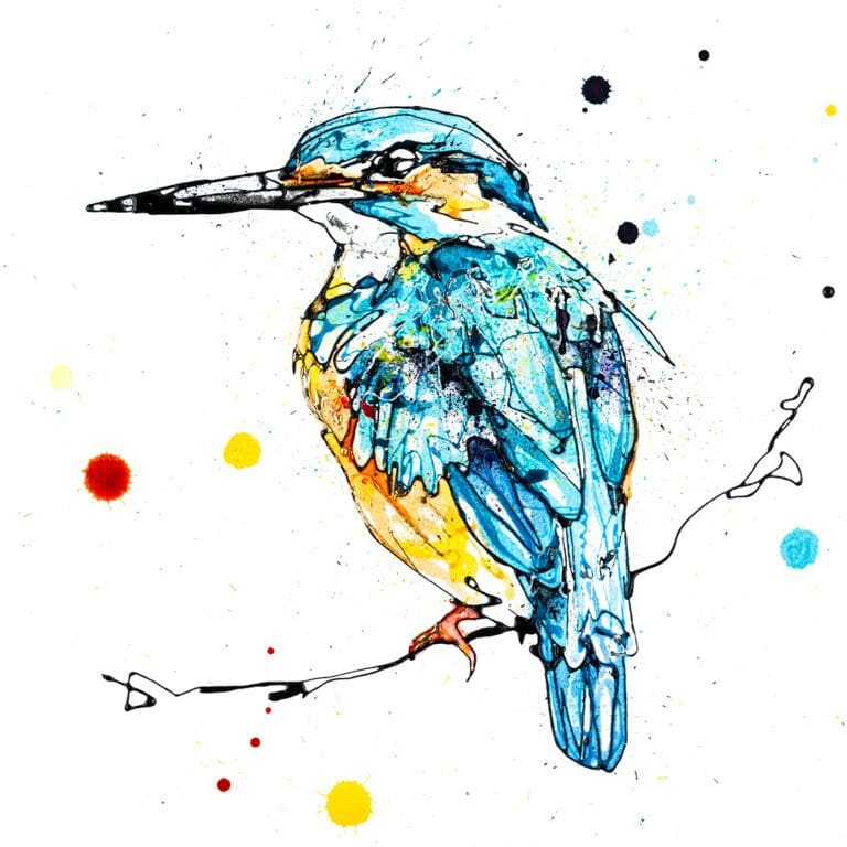 Daybreak Kingfisher print by Kathryn Callaghan