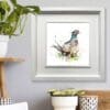 Attention shown in a Deluxe White Frame in Situ