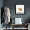 Happy Go Lucky, a Kathryn Callaghan Print in a Deluxe Black Frame in Situ