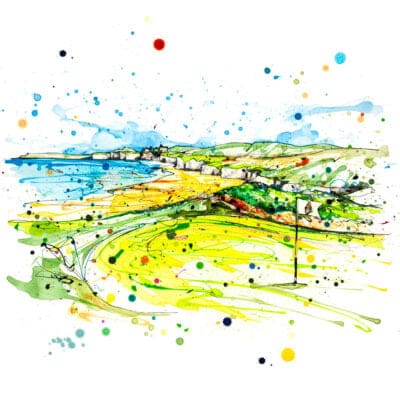 art print of the 5th hole at royal Portrush