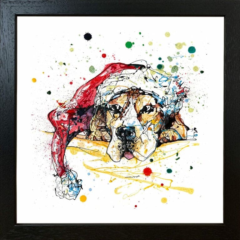 Bright - Christmas Dog Print with Size and Presentation Options - Image 3