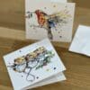 Eco-Friendly Robin & Festive Mice Christmas Card Pack - "I'm Home" & "Three Amigos" - Image 6