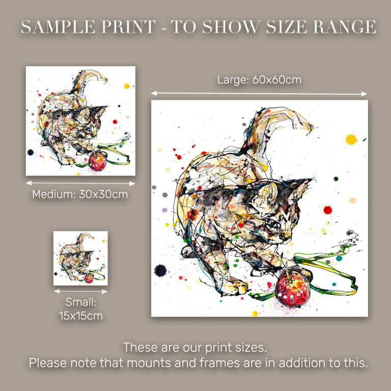 Merry - Christmas Cat Print - Image 10