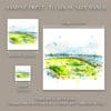 The 13th, The Island - Golf Print - Image 11