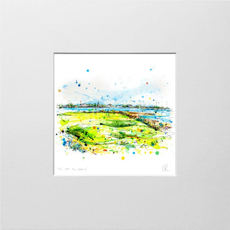 The 13th, The Island - Golf Print - Image 10