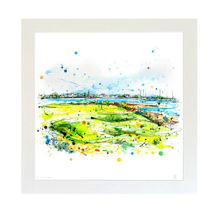 The 13th, The Island - Golf Print - Image 4