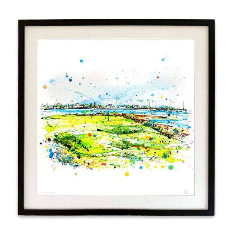 The 13th, The Island - Golf Print - Image 3