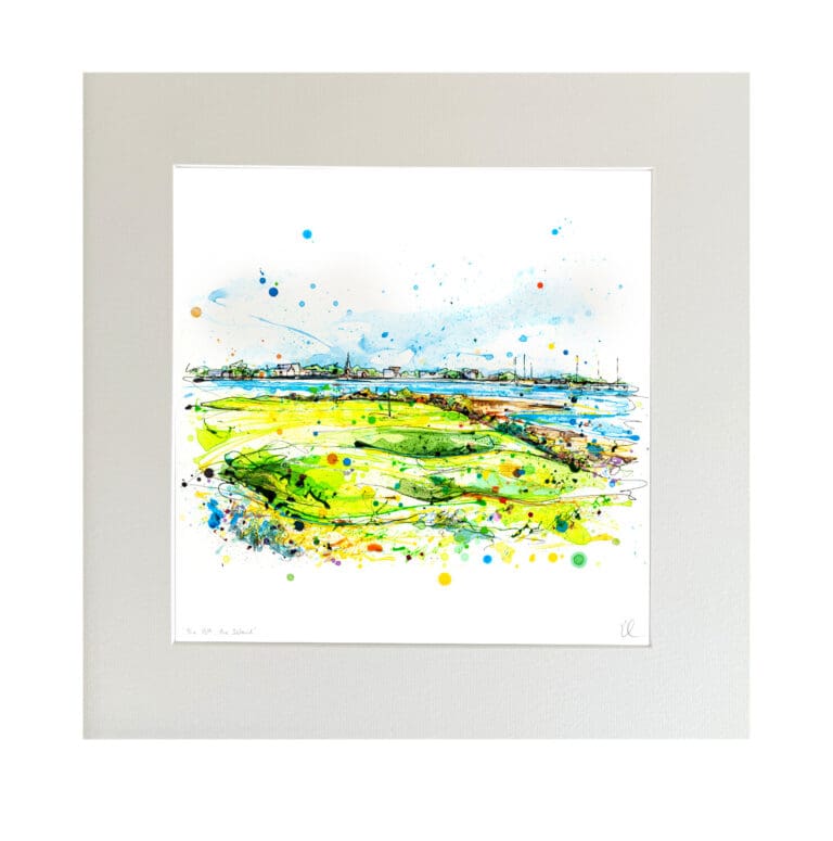 The 13th, The Island - Golf Print - Image 7