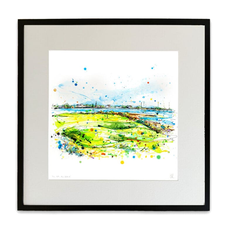 The 13th, The Island - Golf Print - Image 6
