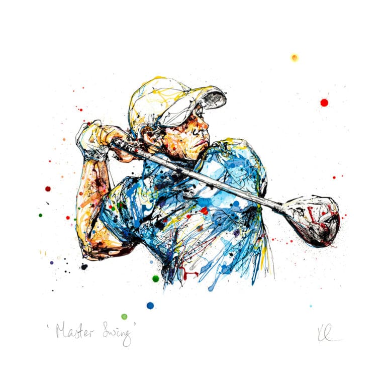 Small unframed Master Swing