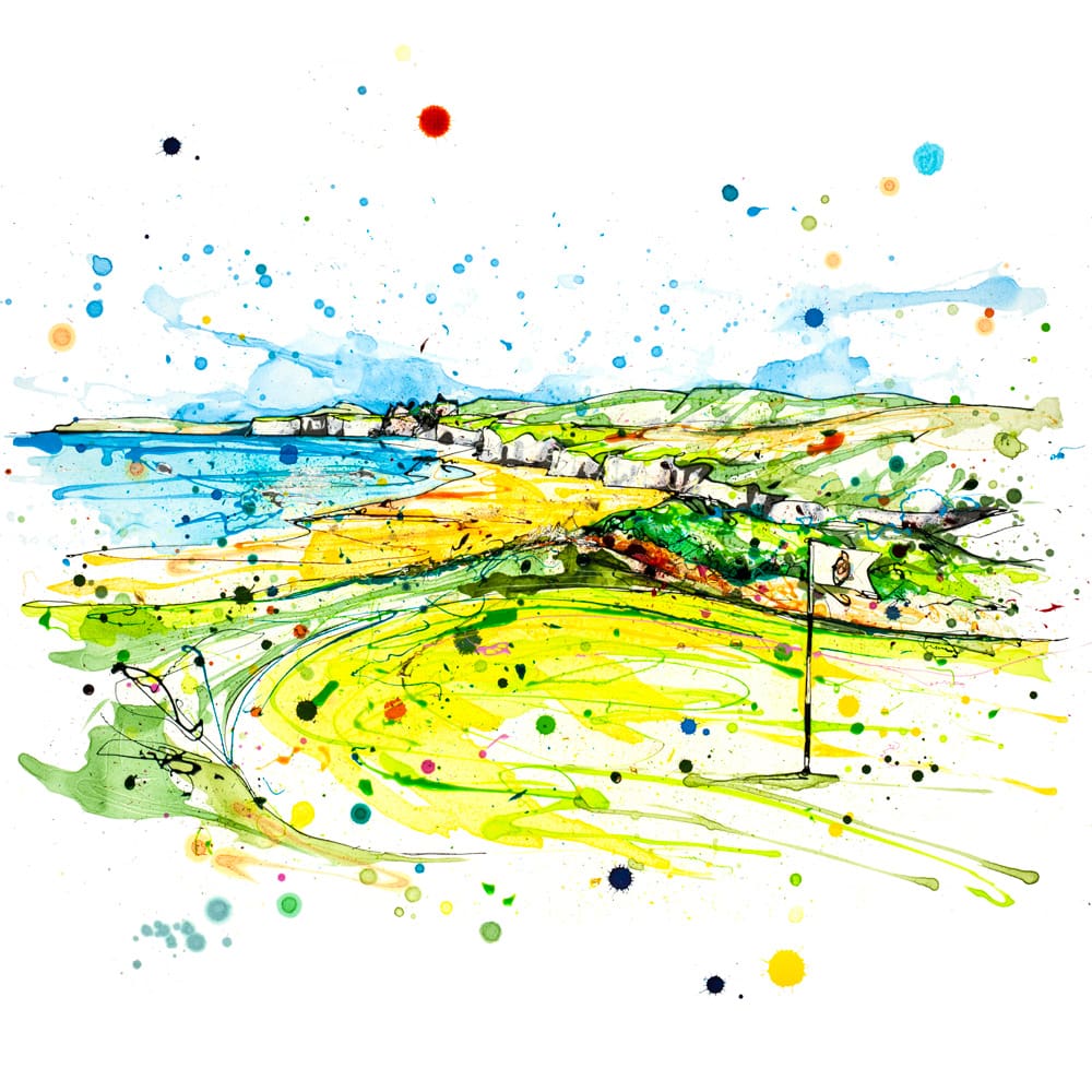 north coast of ireland golf prints