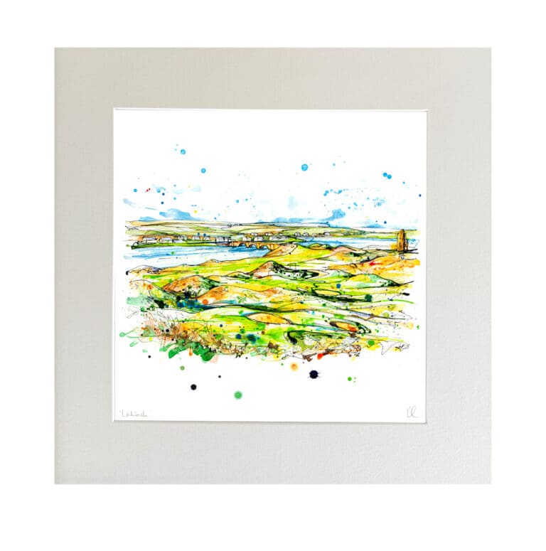 lahinch medium mounted print