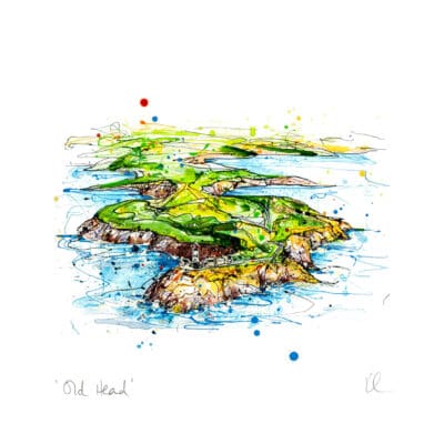 old head small unframed print