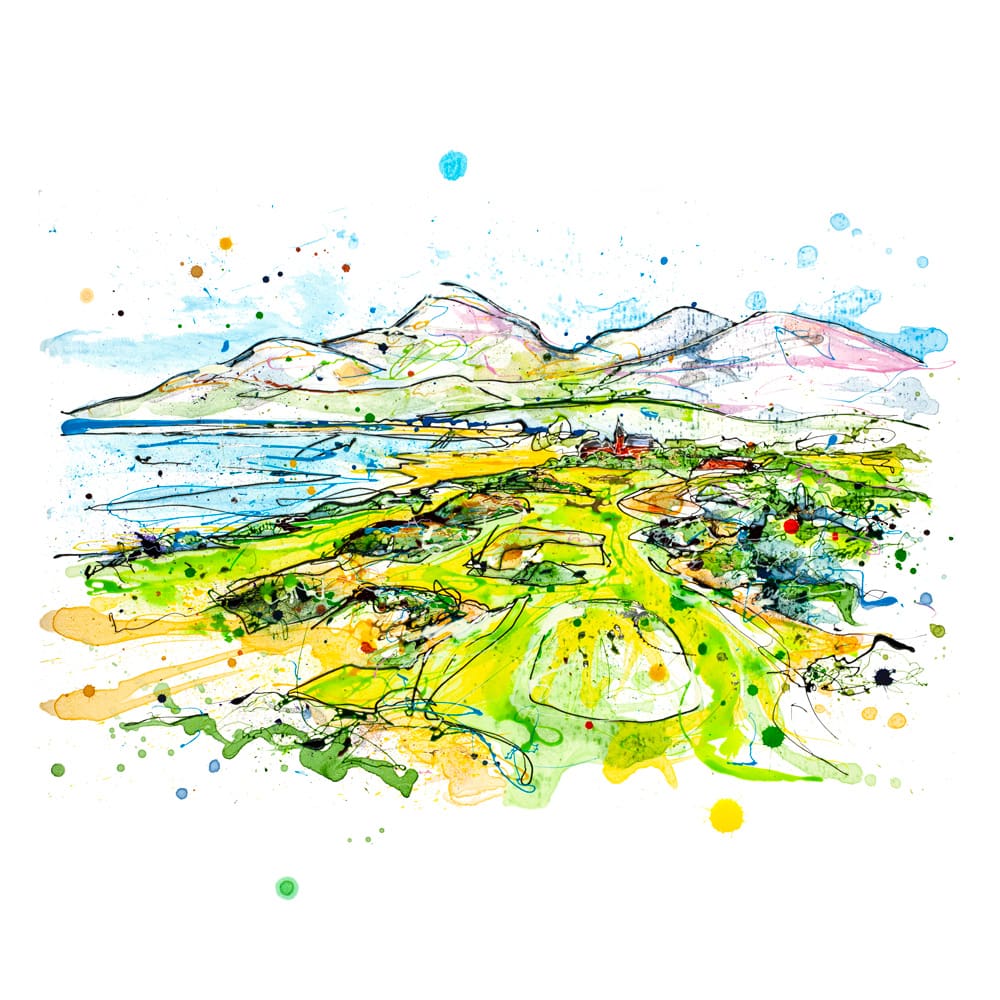 royal county down golf print