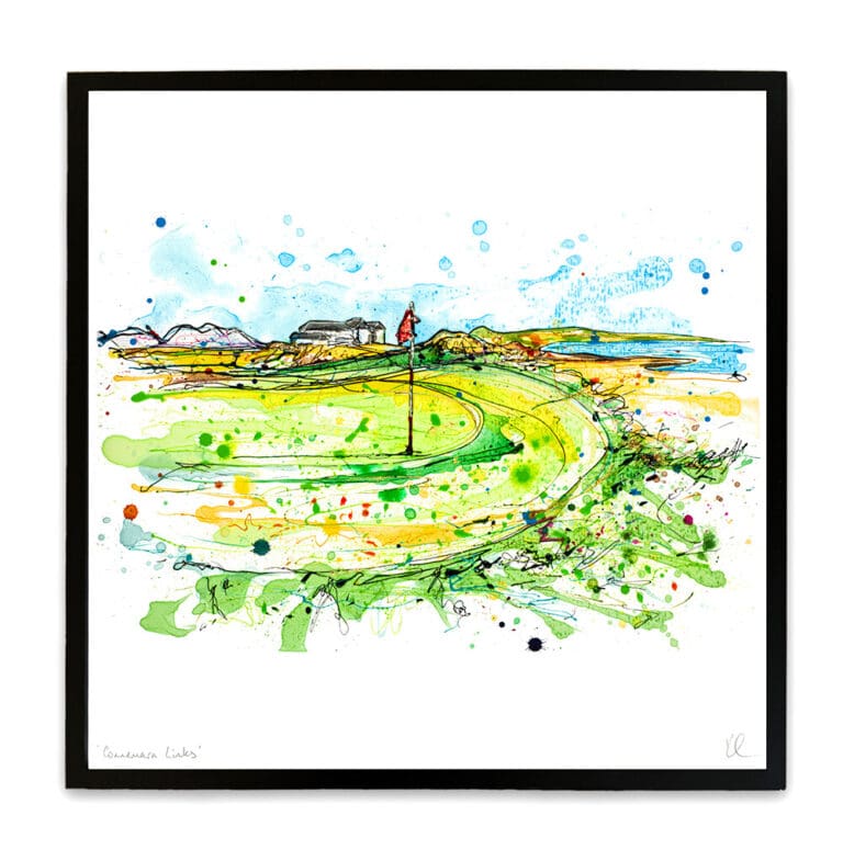 connemara medium framed print